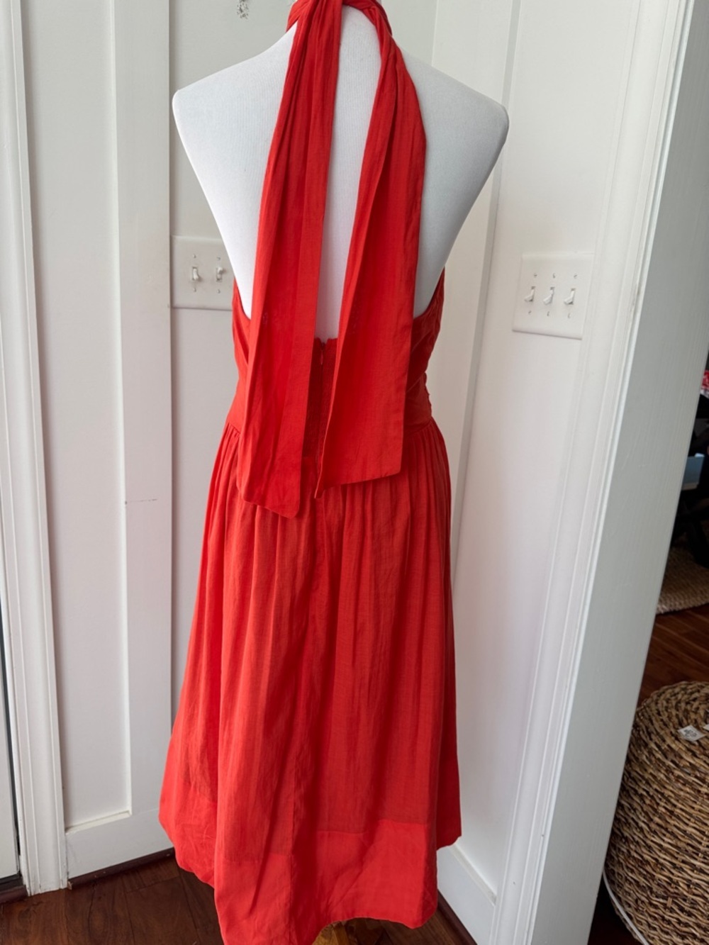 NWT Anthropologie ASTR the Label Orange Kalia Halter Keyhole Dress M - Picture 16 of 16
